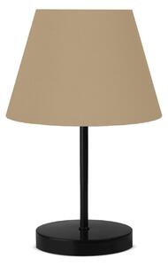 Veioza AYD-3159, bej/negru, material textil/metal, 22x36 cm