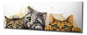 Tablou PC296, multicolor, lemn, 80x30 cm