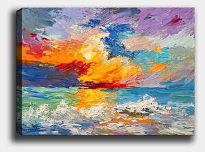 Tablou 441HPE2621, multicolor, panza, 100x70 cm