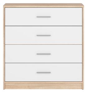 Comoda cu sertare mari Nepo Plus, 80X34X84 CM