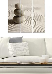 Set 3 tablouri MDF104776397, bej, 20x50 cm