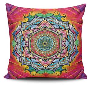Husa de perna MANDALA-37, multicolor, bumbac/poliester, 43x43 cm