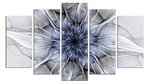 Set 5 tablouri 5ABSMDF-59, multicolor, 110x60 cm
