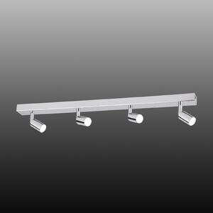 Busch Plafonieră LED aspect modern 4 surse, Metalic, Camera de zi / sufragerie, Metal, Modern