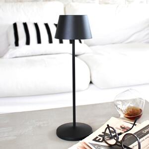 LOOM DESIGN LED reîncărcabilă lumina patio Modi negru 36 cm CCT, reglabil, Negru, Camera de zi / sufragerie, Metal, Modern