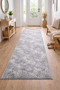 Traversa Hol, Model Cappuccino 16007 19, Festonata, Latime 100 cm, Gri 100 x 400