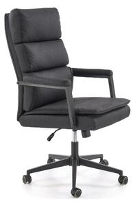 Scaun birou ADRIANO 2, negru, piele ecologica, 65x70x104-110 cm
