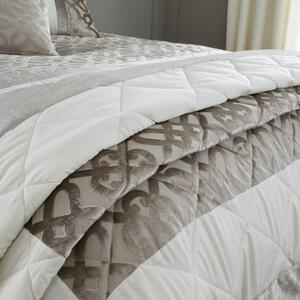 Cuvertură de pat matlasată din catifea 220x230 cm Lattice Cut - Catherine Lansfield