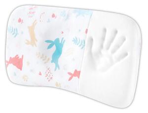 HUSA de schimb / Fata de perna pentru Perna ortopedica Baby nou nascuti 8-24 luni | Multicolora cu Iepurași