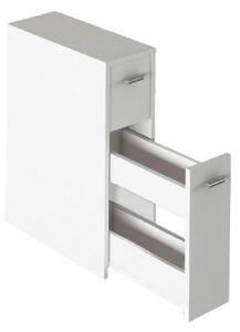 Dulap de baie alb NATALI TYP 8, 2 sertare, 20x45x61 cm