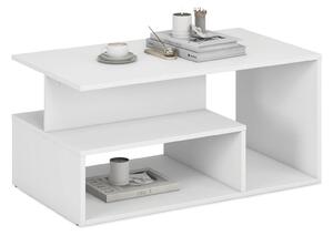 Masuta cafea IVA, alb, PAL laminat, 90x51x43 cm
