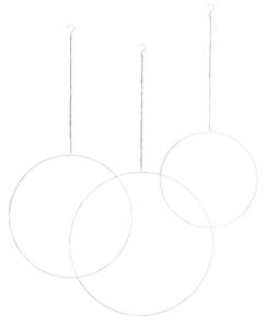 Decorațiune suspendată Tara White 3buc