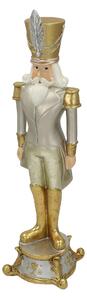 Spărgător de nuci figurină 42cm argint auriu