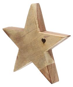 Decorațiuni Wooden Star II 20x4x20 cm
