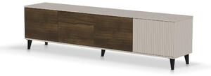 Comoda TV RANDOM 2 RTV-3, casmir/nuc/negru, PAL furniruit, 200x40x52 c