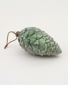 Glob Frosted Pinecone 18 cm