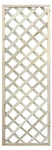 KONDELA Ecran grilaj, natural, lemn, 60x120 cm, KALIFE TYP 1