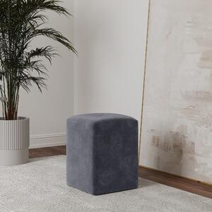 Taburet haaus Talin, Cenusiu, Stofa, L 35 x l 35 x H 45 cm