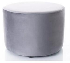 Taburet DOTI A, stofa catifelata gri inchis - Bluvel 14, 43x43x32 cm