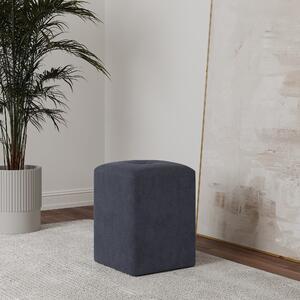Taburet haaus Talin, Bleumarin, Stofa, L 35 x l 35 x H 45 cm