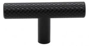 Buton Small T pentru Mobila Negru mat