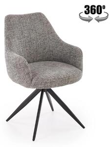 Scaun K564, gri/negru, stofa clasica/metal, 60x63x87 cm