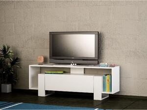 Comoda TV Mery, din PAL melaminat, alb, 120x33x49 cm
