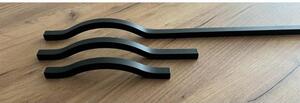 Maner Lang Negru Mat 128mm
