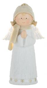 Figurina Angel Led Medium, Rasina, Multicolor, 12.5x12.5x24 cm