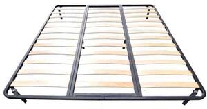 Somiera dubla (3 zone) cu cadru metalic 160X200
