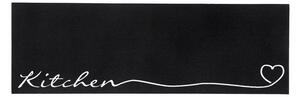 Covor de bucătărie / traversă Zala Living Kitchen, 50 x 150 cm, negru