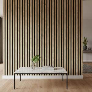 Riflaj Decorativ Tip Panou Acustic 40 cm Stejar