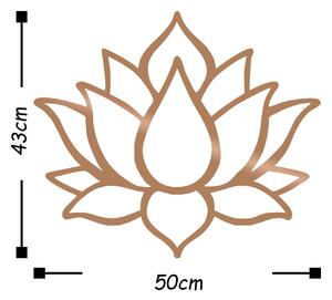 Tablou Lotus Flower, 1, metal, cupru, 50x43 cm