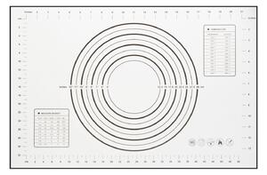 Blat din silicon - cu diagrama pentru intinderea aluaturi - 60 x 40 cm