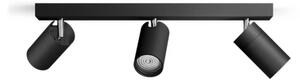 Spot pentru baie Philips IDRIS 3xGU10/5W/230V IP44 negru