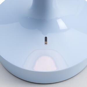 FLOS LED lampă de masă reîncărcabilă Bon jour unplugged, albastru deschis, reglabil, Albastru, Hol, Plastic, Design