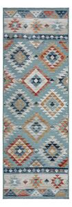 Covor tip traversă de exterior albastru 80x230 cm Avery Blue – Flair Rugs