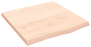 Blat de baie, 60x60x(2-4) cm, lemn masiv netratat