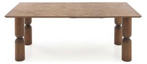 Masa extensibila MELTON, nuc, 200/300x101x76 cm