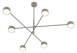 Lustră cu tijă NATSU 6xGX53/10W/230V bej