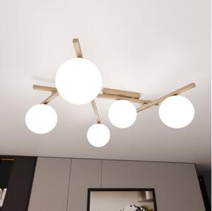 Plafonieră SMART 5xE14/10W/230V bej/alb