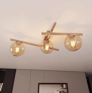 Plafonieră SMART 3xE14/10W/230V bej/bej fumuriu