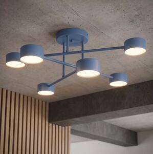 Lustră aplicată HALO 6xGX53/10W/230V albastru