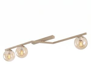 Plafonieră NATON 3xE14/10W/230V bej/fumuriu bej