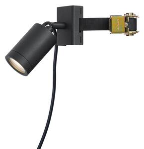 Spot exterior negru pentru copac GU10 50mm rotativ și înclinabil IP65 - Solo