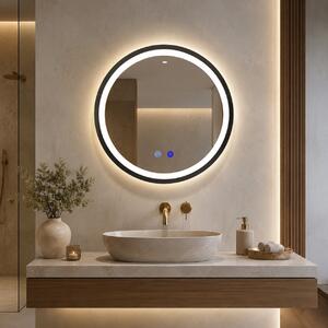 Oglindă de baie cu iluminare LED integrată 3 culori Doris