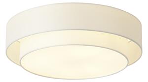 Plafonieră modernă albă 50cm cu 3 lumini - Drum Duo