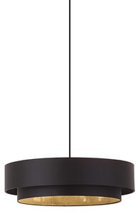Lampă suspendată modernă neagră 50 cm 3 lumini - Drum Duo