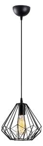 Lustra 704-S, negru, metal, 23x37-117 cm