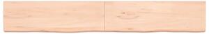 Blat de baie, 200x30x(2-6) cm, lemn masiv netratat